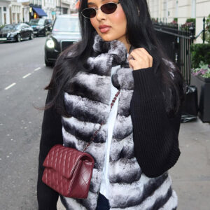 Faux Fur New Coats For Woman Paneled Kniteted Sleeve Jackets Stand Collar Tops Warm Vintage Outerwear Woman Casual Clothes Wear